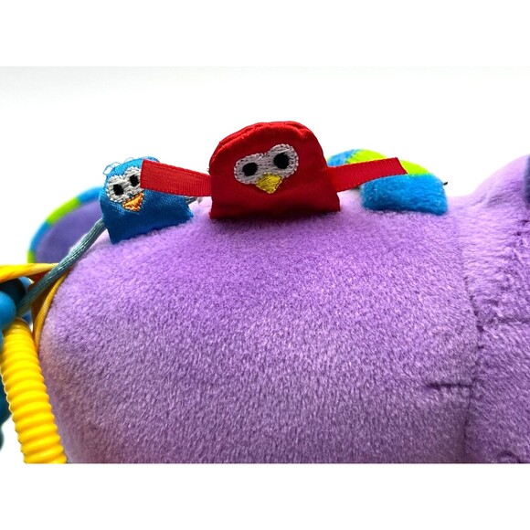 Lamaze Baby Toy Plush Hippo Purple Hanging Toy Rattles Teethers Crinkles Sensory - Picture 5 of 16